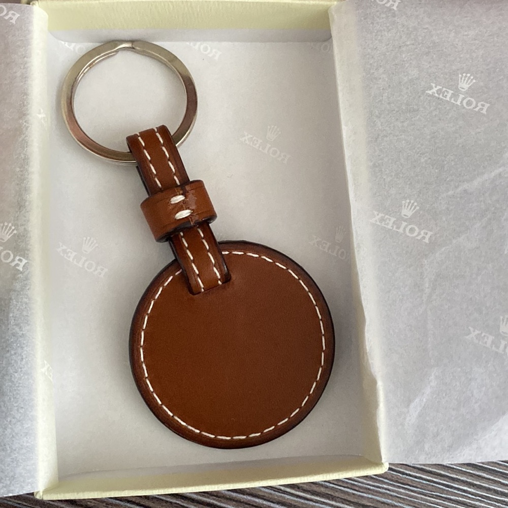 Authentic Rolex Leather Keychain - Picture 2 of 4